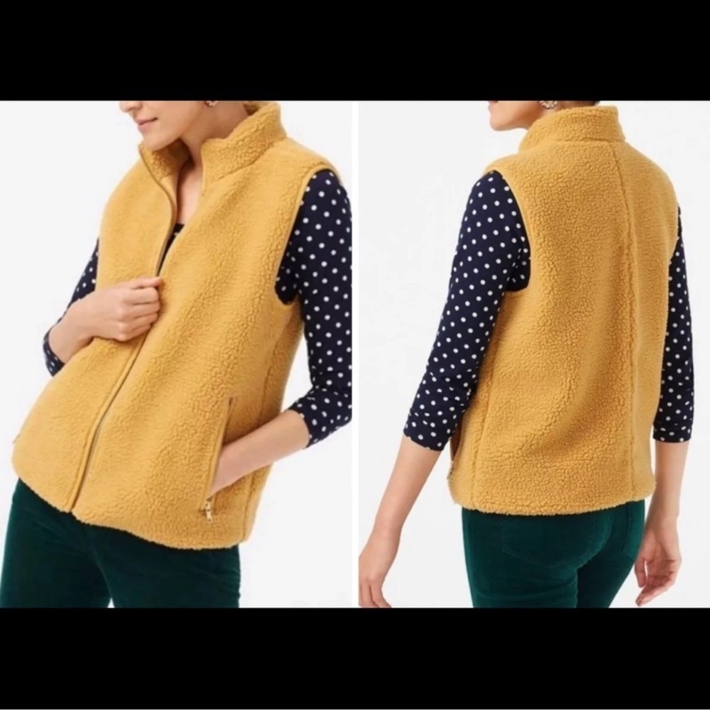 J. Crew Factory Teddy Bear Vest